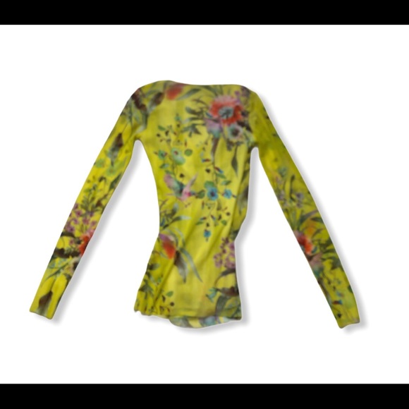 SOLD NWT Fuzzi Jean Paul Gaultier mesh faux wrap - Picture 3 of 4